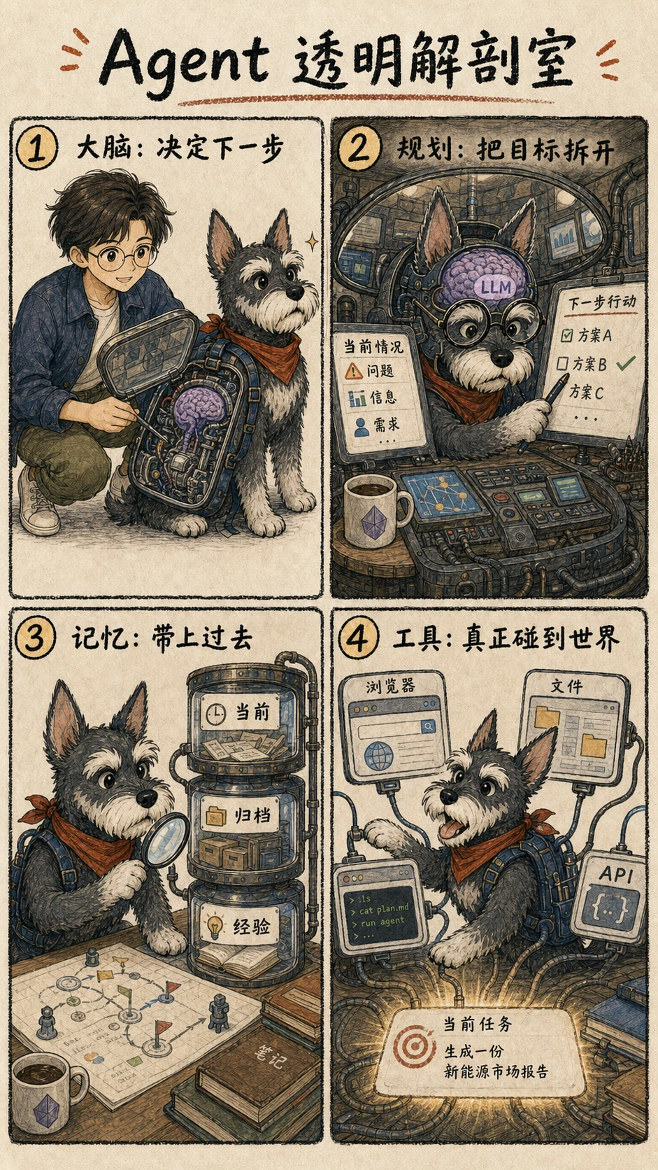 assets/ai-agent-comics/ch02-01-anatomy.webp
